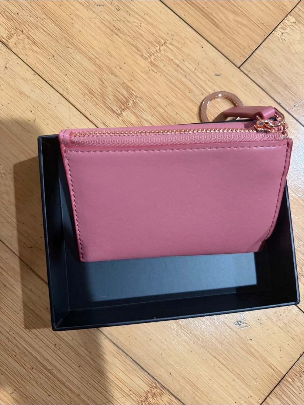 Tumi Belden Flap Card Case in Cameo Rose